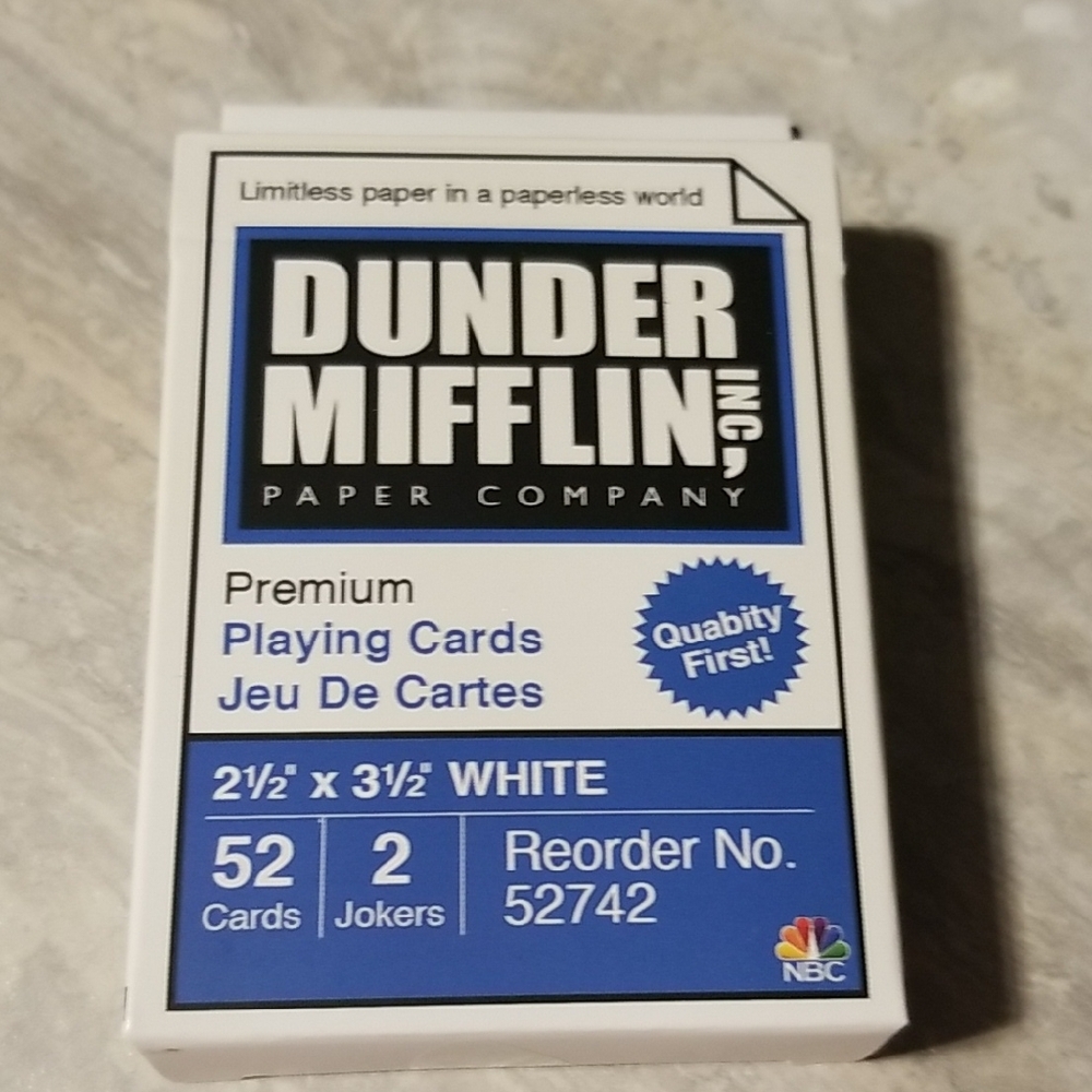 The Office Dunder Mifflin Inc Playing Cards New